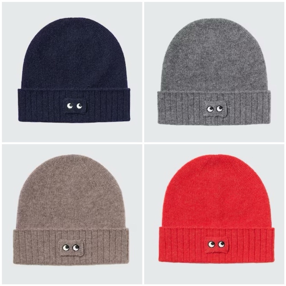 🆕 ANYA HINDMARCH x UNIQLO Cashmere Beanie